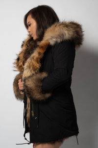Foxy Parka - Available in Red, Green & Black